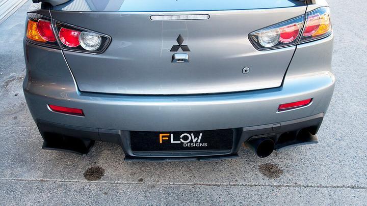 Buy Mitsubishi Evolution X Splitter Set 1 | Flowdesignsaustralia