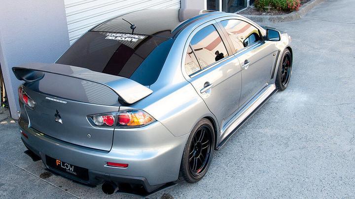 Buy Mitsubishi Evolution X Splitter Set 1 | Flowdesignsaustralia
