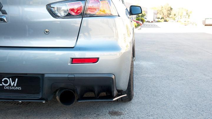 Buy Mitsubishi Evolution X Splitter Set 1 | Flowdesignsaustralia