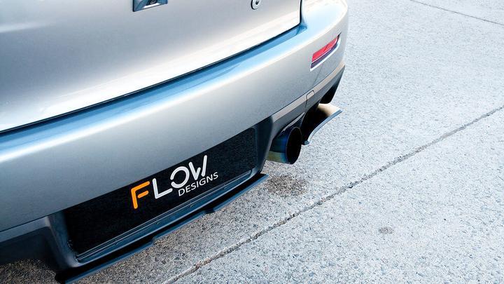 Buy Mitsubishi Evolution X Splitter Set 1 | Flowdesignsaustralia