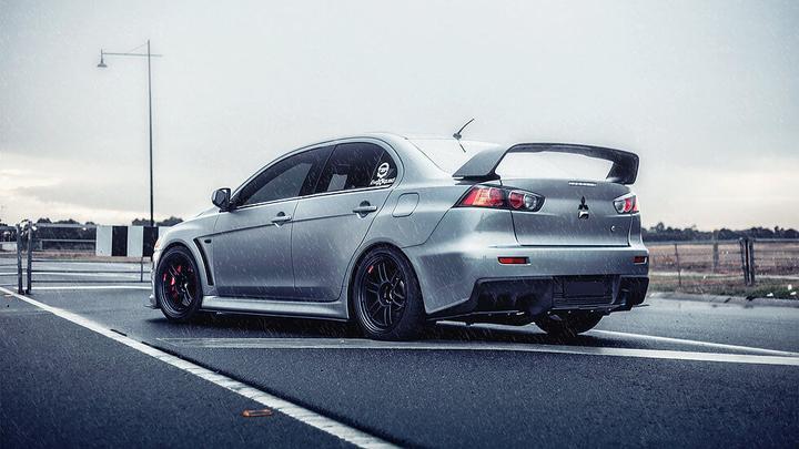 Buy Mitsubishi Evolution X Splitter Set 1 | Flowdesignsaustralia