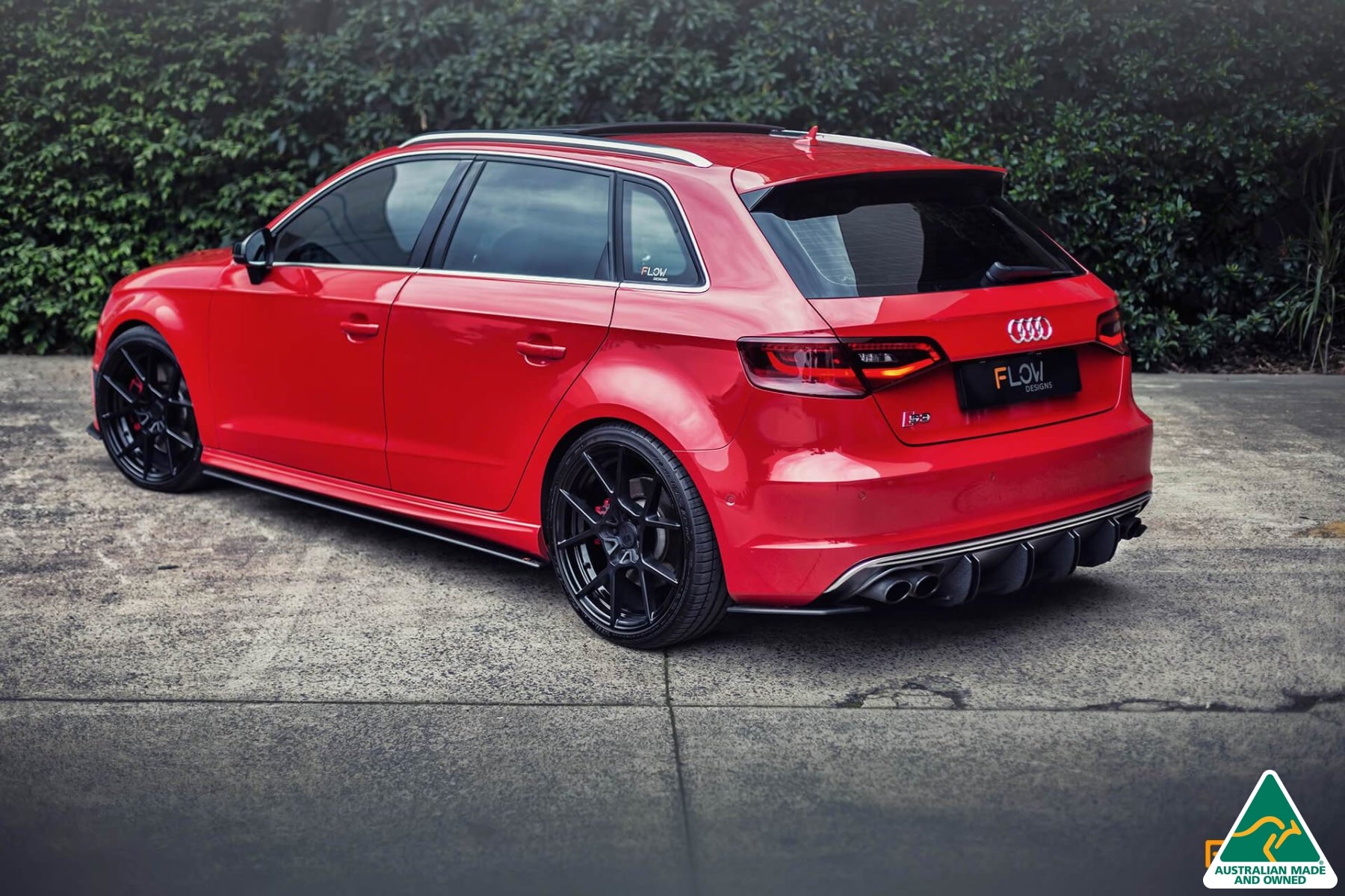 Buy Audi S3 8V PFL Rear Flow-Lock Diffuser | Flowdesignsaustralia