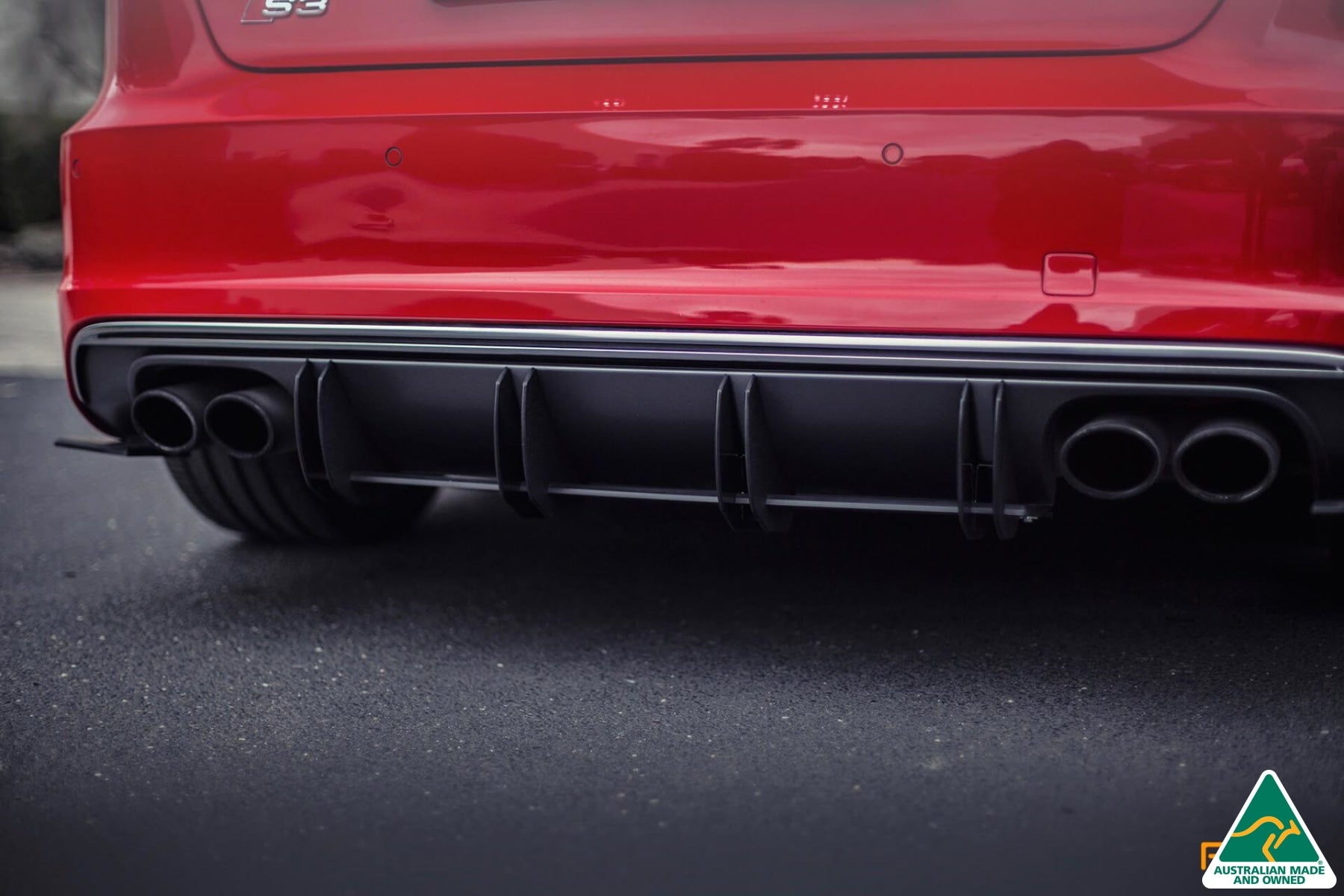 Buy Audi S3 8V PFL Rear Flow-Lock Diffuser | Flowdesignsaustralia