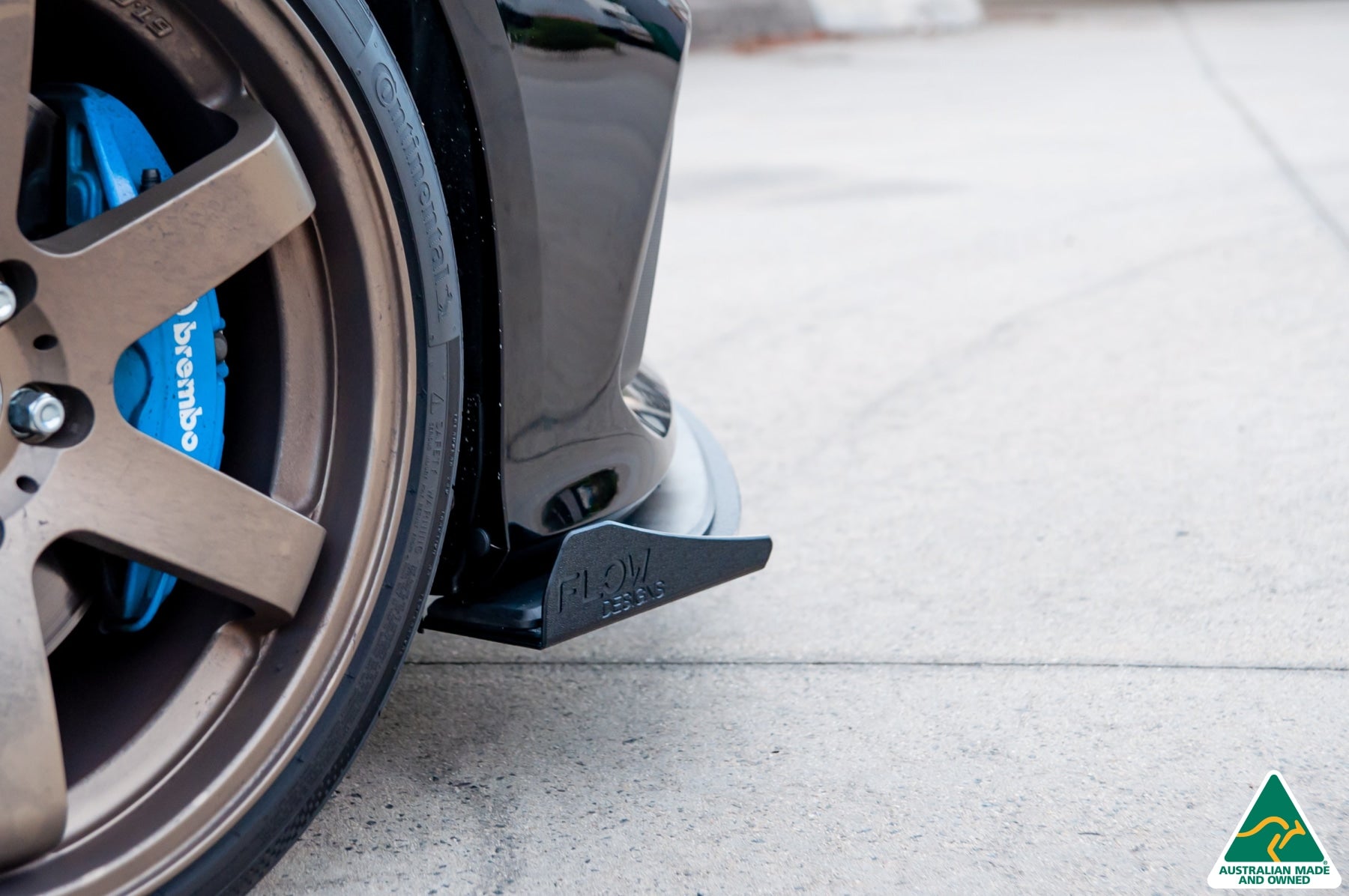 Ford MK3 Focus RS Front Splitter Winglets | Flowdesignsaustralia
