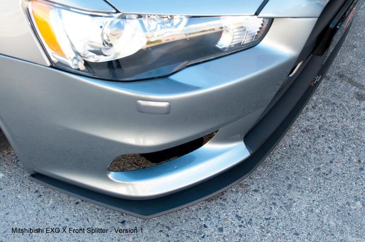 Buy Mitsubishi Evolution X Splitter Set 1 | Flowdesignsaustralia