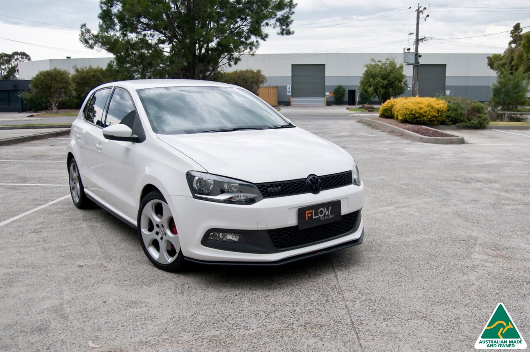 Volkswagen 6R Polo GTI Front Splitter | Flowdesignsaustralia