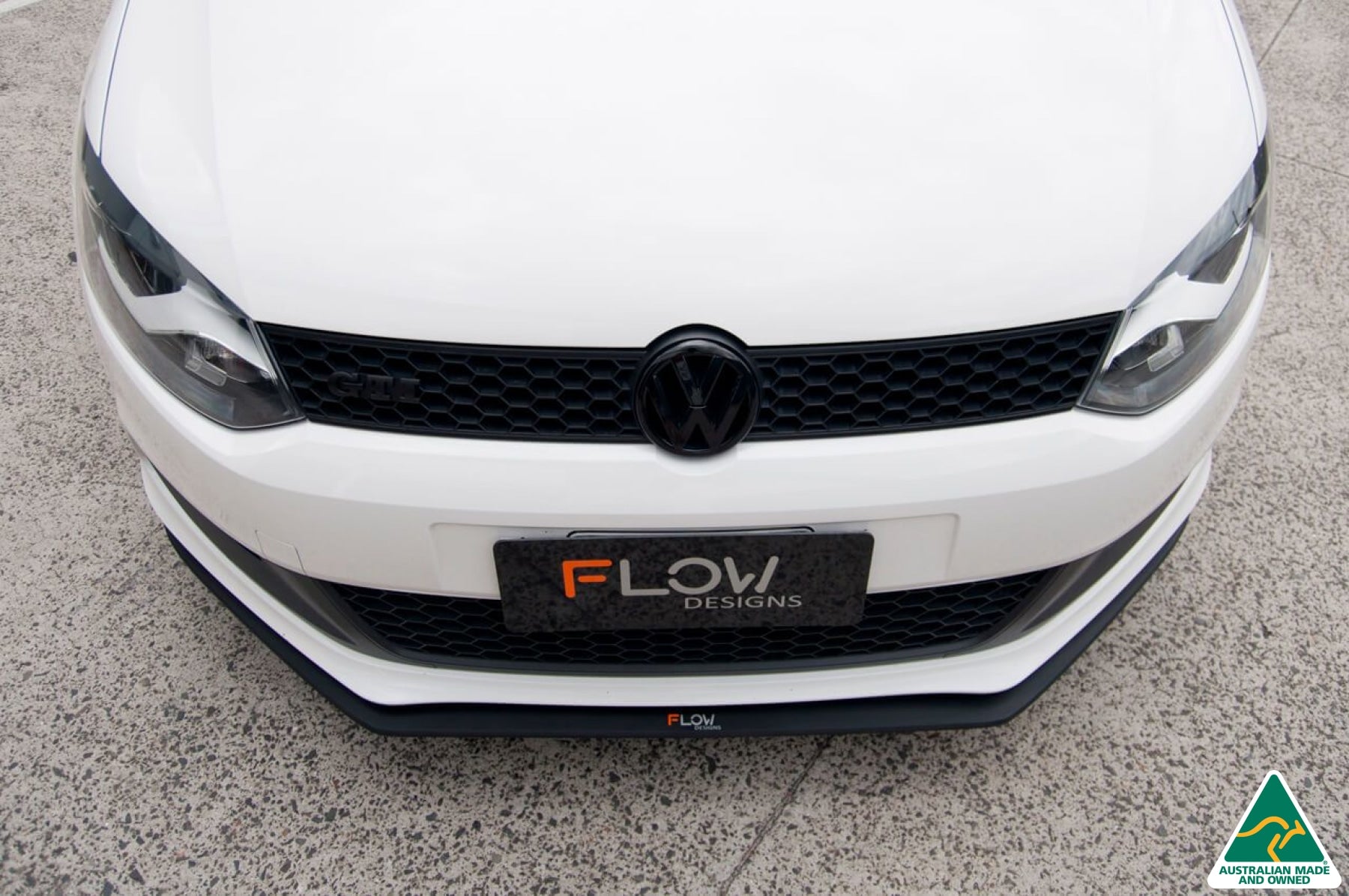 Volkswagen 6R Polo GTI Front Splitter | Flowdesignsaustralia